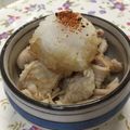 ぱるママぱたこ's cooksnap of when they made レンジde鶏皮おろしポン酢.