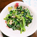どらり☆'s cooksnap of when they made 簡単！ツナとほうれん草のちょいマヨお浸し.