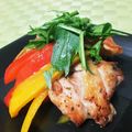 そらいろ猫's cooksnap of when they made 簡単！パプリカでバジル香るチキン炒め★.
