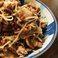 甘えん坊mämä's cooksnap of when they made ネバネバ納豆パワーの豚肉もやし炒め♪.