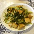 Kochen2017's cooksnap of when they made 厚揚げとチンゲン菜のピリ辛炒め.
