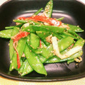 ☆yopipi's cooksnap of when they made かにかまと絹さやの胡麻和え.