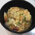 ☆ゆかりpan☆'s cooksnap of when they made 油揚げとちくわの卵とじ丼.