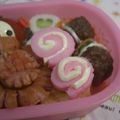 れのっち's cooksnap of when they made 簡単☆キャンディかまぼこ♪（キャラ弁）.