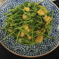 P氏＊'s cooksnap of when they made お揚げと豆苗のさっと炒め.