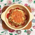 なつき☆ミ's cooksnap of when they made トマト＆納豆の鮭フレークのせチーズ焼き♪.