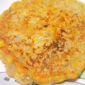 nosso's cooksnap of when they made ツナとコーンの簡単和風チヂミ.