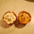 ショックパン's cooksnap of when they made みんなニッコリ☆簡単にこにこカップケーキ.