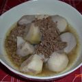 shizuのうち's cooksnap of when they made 里芋と鶏そぼろ煮.