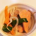 らいママ。。。's cooksnap of when they made ルクエでヘルシー！ダシダで！鮭蒸し焼き.