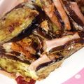 」りふ's cooksnap of when they made 茄子のハムチーズはさみ焼き♪お弁当に♪.