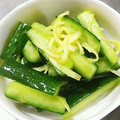 RIKOTORA's cooksnap of when they made 母の味　きゅうり＋千切りしょうが　浅漬け.