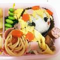 maikmaik's cooksnap of when they made 塔の上のラプンツェル♪キャラ弁♪.