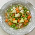 あっこ姉's cooksnap of when they made 枝豆・ホタテの中華風彩り炒め♪.