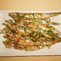 クックA21THN☆'s cooksnap of when they made ししゃもと大葉のゴマ焼き.
