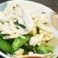 ✾MAI✾'s cooksnap of when they made ★スナップエンドウとササミの胡麻和え★.
