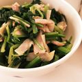 ぽっこりーな☆'s cooksnap of when they made ほうれん草ハムキノコのソテー☆.