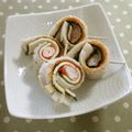 ☆Rokko☆'s cooksnap of when they made お弁当やおつまみにカニカマのちくわ巻き.
