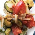 ゆか＊みく's cooksnap of when they made なす＆玉ねぎ＆トマトのオリーブオイル炒め.