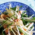 キャラメグ♪'s cooksnap of when they made エリンギと水菜のシャキシャキサラダ.