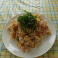 ラリー＆サラ's cooksnap of when they made ふんわり炒り卵とふわふわ鮭の簡単炒飯♪.