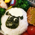 テレタビラーラ's cooksnap of when they made 簡単☆ひつじのショーンのおにぎり弁当.