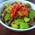 クックZQNHAL☆'s cooksnap of when they made かんたん！カフェ丼♪①豚挽きとアボカド.