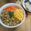 しのばぁたん's cooksnap of when they made ヘルシー☆高野豆腐入りそぼろ丼.