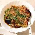 Uyue's cooksnap of when they made 即出来る＊豆腐だけで簡単お好み焼き風.
