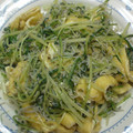 おちゃむ夫人's cooksnap of when they made 水菜としらすのサッと炒め.