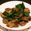 りんごぉぉぉ's cooksnap of when they made 砂肝とピーマンの昆布だし&ポン酢炒め♪.