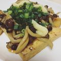 pixybanana's cooksnap of when they made 厚揚げ豆腐ステーキ　和風しめじあんかけ.
