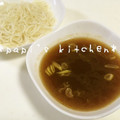 papikun's cooksnap of when they made 濃厚魚介醤油豚骨風つけ麺（サバ缶使用版）.