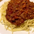 おかゆ。's cooksnap of when they made 大好き✿スパゲッティーミートソース.