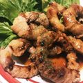 cocoaaan's cooksnap of when they made 激ウマ！肉巻き新たまリングサラダ〜.