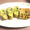 ☆kayo☆m's cooksnap of when they made ほうれん草と鮭フレークの卵焼き✿.