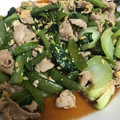 shion0907's cooksnap of when they made 簡単♪チンゲン菜と豚こまの卵とじ.