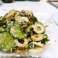 Fire-King's cooksnap of when they made ❀わかめ♬胡瓜♫竹輪のマヨサラダ.