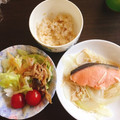 ひまりんりん☆'s cooksnap of when they made 簡単ﾍﾙｼｰ鮭のきのこ蒸し.