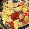 いちごちぉこ's cooksnap of when they made シーチキンとトマトのふわとろ玉子炒め！.