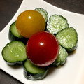 つたき's cooksnap of when they made きゅうりとトマトの浅漬け.