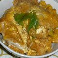 きっかママ's cooksnap of when they made 簡単！天かす（揚げ玉）と油揚げの卵とじ丼.