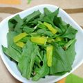 やっぺ841's cooksnap of when they made ホウレン草と沢庵の和え物.
