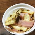 shupona's cooksnap of when they made エリンギとハムのバター醤油ソテー.