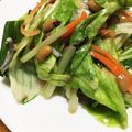 クックQSHI94☆'s cooksnap of when they made 水菜レタスの梅納豆和え.
