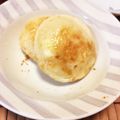 ノビル's cooksnap of when they made ★クリームチーズ入り★もちもちおから餅★.