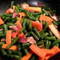 ame-ikuru's cooksnap of when they made ベーコンで✿インゲンと人参の蒸し煮.