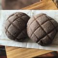 うぅさまぁさ's cooksnap of when they made メロンパンのクッキー生地☆ココア味 改訂.