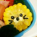 ちょここぁ's cooksnap of when they made キャラ弁*とうもろこしでライオンさん.