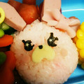 ちょここぁ's cooksnap of when they made 幼稚園 お弁当 キャラ弁 うさぎ１.